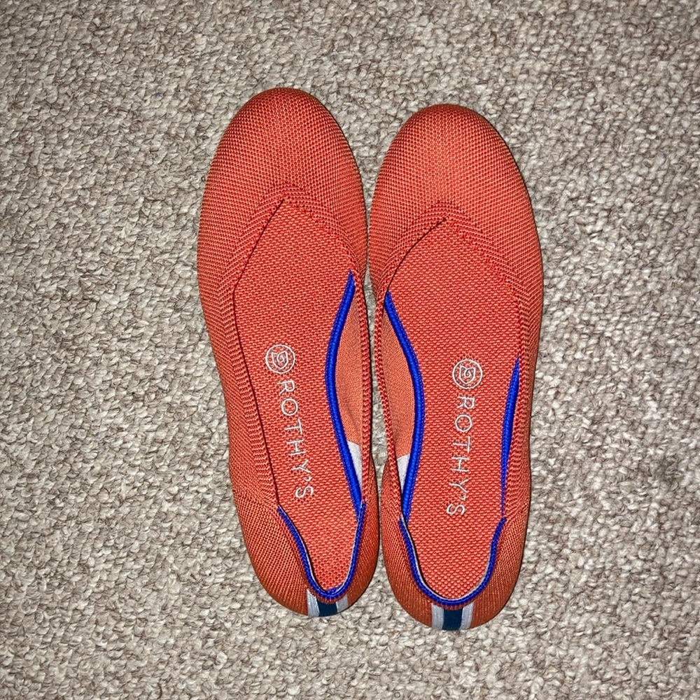 NWOT Rothy’s Orange Shoes